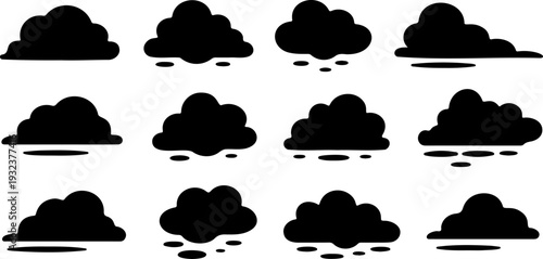 Cloud Collection Weather Icon Set