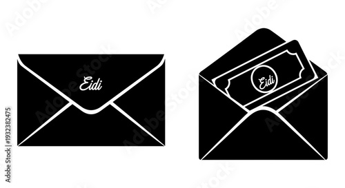 Architectural silhouettes of a dome and a mosque with minarets against a plain background Vector, illustration
