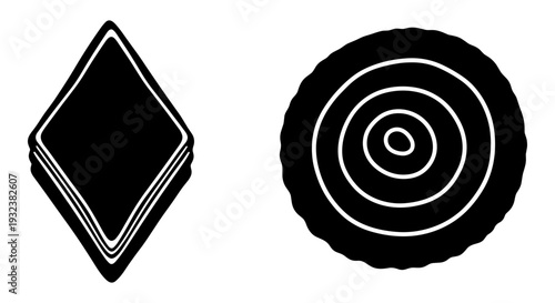 black and white oil drop