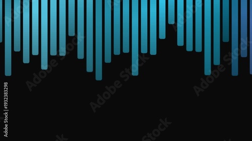 Digital art background for presentation with abstract graphic elements and flowing lines