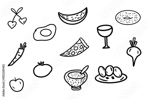 Daily Cravings doodle set