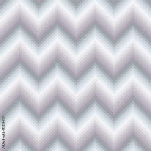Chevron Textile Design Pixelated Zigzag Pattern Fashionable Grey And White Background For Fabric Wallpaper And Homeware Products Pixel Art Style