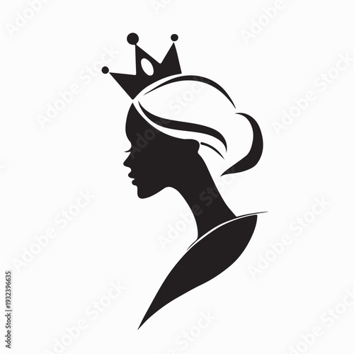 Luxury Woman Crown Logo Template Feminine Brand Identity