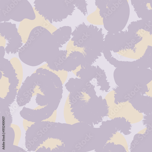 Animal Print Fashion Textile Leopard Pattern Design Lilac And Beige Spots For Homeware And Computer Graphics Abstract Surface Design Modern Style