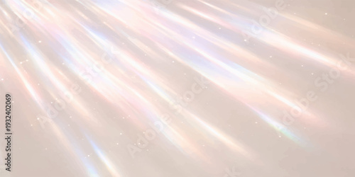 Celestial Radiance: Soft, ethereal light streams diagonally across the canvas, creating a sense of celestial beauty and serene ambiance. 