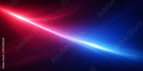 Abstract Red and Blue Light Stream: A mesmerizing visual of dynamic light streaks, where crimson and azure dance in a luminous display against a deep backdrop, creating a captivating sense of motion.