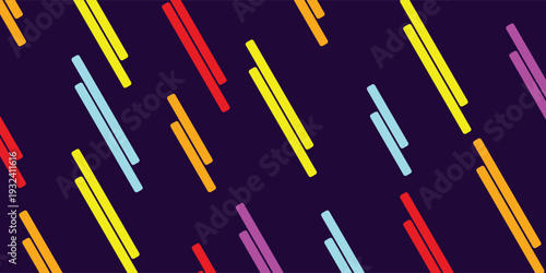 Animation of start text over neon lines on black background. Retro future and digital interface concept digitally generated video.