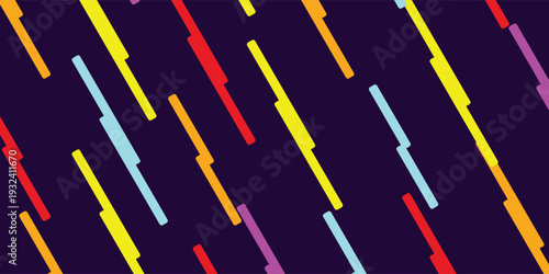 Animation of start text over neon lines on black background. Retro future and digital interface concept digitally generated video.