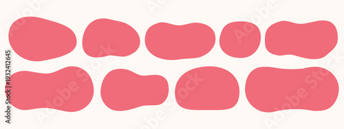 Shape wavy rectangle and organic frame abstract with blob irregular box. Splash wave vector and liquid form fluid with hand water design. Line shape drawn and element organic geometric