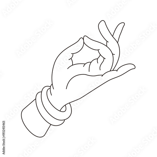 This is illustrations of hand gestures and Buddha’s hand motifs, designed as symbols, emblems, and logos, suitable for media publications, teahouse décor, and gift package	