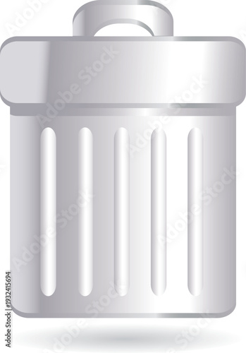 Delete Waste Recycle Trash Bin