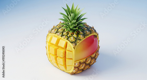pineapple with mango mix