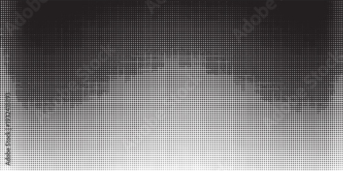 Set of halftone dots gradient pattern texture isolated on white background. Straight dotted spots using halftone circle dot raster texture. Vector blot half tone collection.