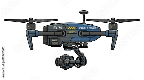 UAV-74 Drone with Camera