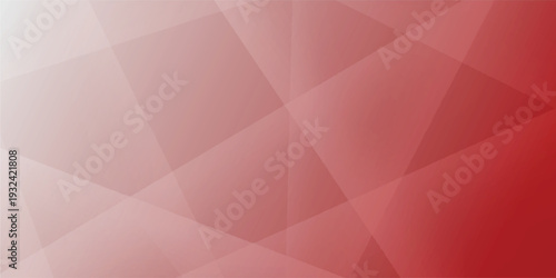 Abstract red background with minimalist layered geometric shapes and ruby gradients.
