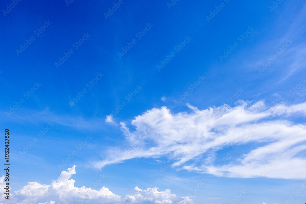 Obraz premium clear blue sky background,clouds with background.