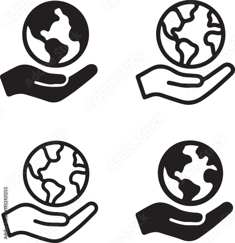 Isolated Earth Care Environmental, Earth Care Environmental icon, Earth Care Environmental vector, planet protection, nature conservation, eco friendly awareness campaign