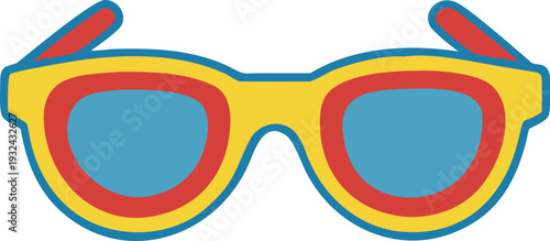 Colorful Sunglasses Accessory for Summer Fun and Eye Protection