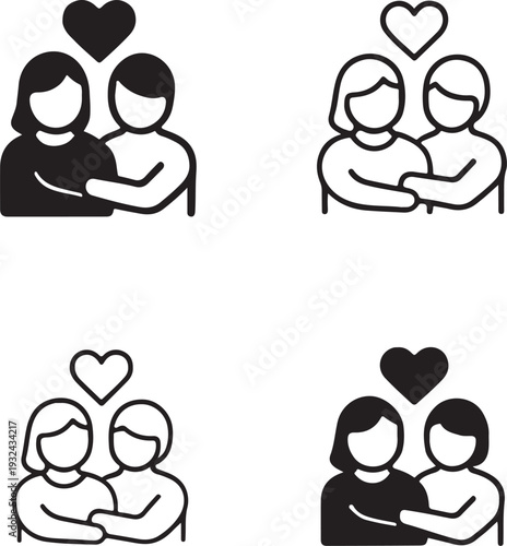 Isolated Happy Parents Day Celebration, Happy Parents Day Celebration icon, Happy Parents Day Celebration vector, family celebration, parental love awareness, parents appreciation campaign