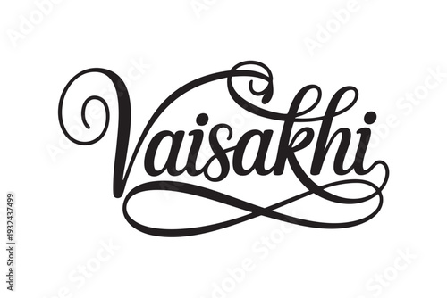 Happy Vaisakhi Typography & Punjabi Festival Illustration Design