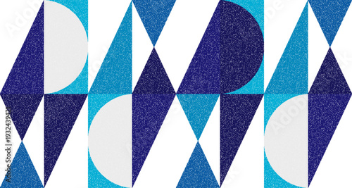 青、紺色系の幾何学背景