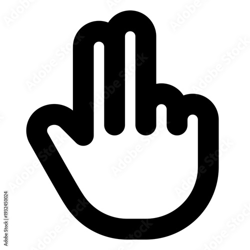 vector hand icon