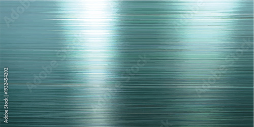A polished brushed metal texture featuring a shiny silver stainless steel plate with a grey metallic aluminum pattern for an industrial material backdrop