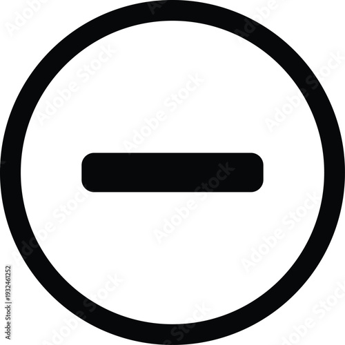minus icon design image