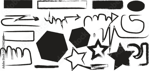 hand drawn vector illustration of human hand