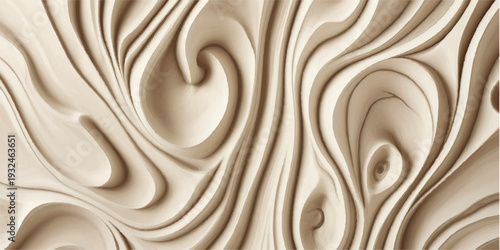 Wooden texture with natural wave patterns and detailed grain for interior design inspiration and artistic backgrounds