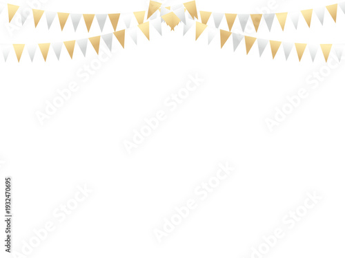 ガーランド三角、曲線、m金6白F6