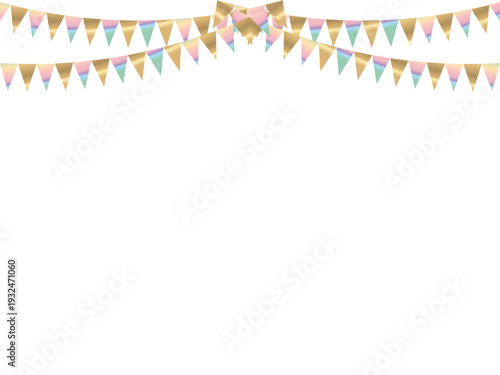 ガーランド三角、曲線、金20虹淡F6