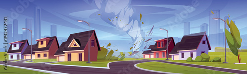 Tornado crashes house in village