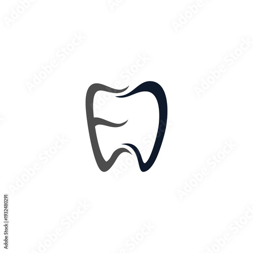 Modern Dental Clinic Logo with GD Initials