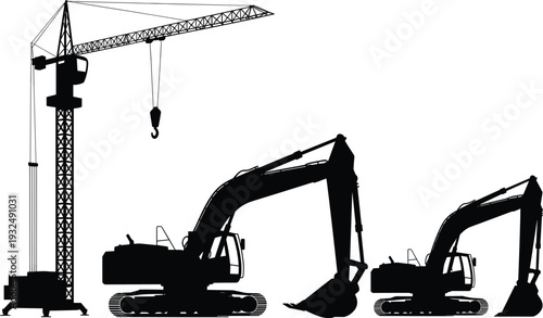 Grandfather Teaching Grandson to Play Chess Black Silhouette Vector Illustration Isolated on White Background for Family Bonding and Strategy Education Concept