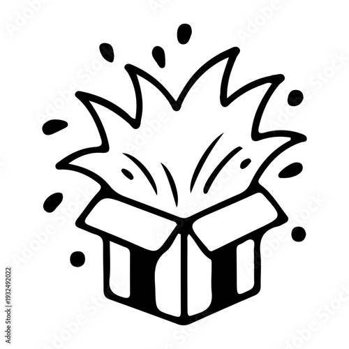 Surprise Box Explosion Icon