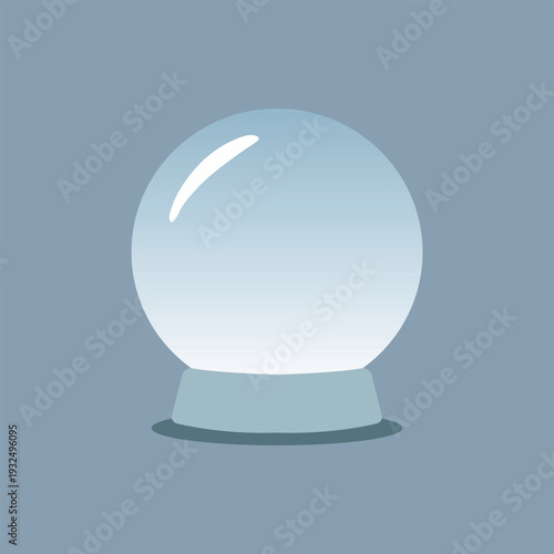 Crystal Ball On Stand Illustration