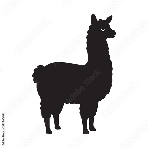 vector illustration of a silhouette of a camel