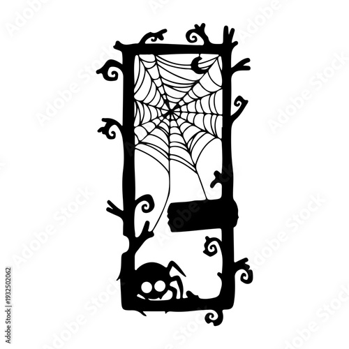 Halloween Spider Web Frame Icon
