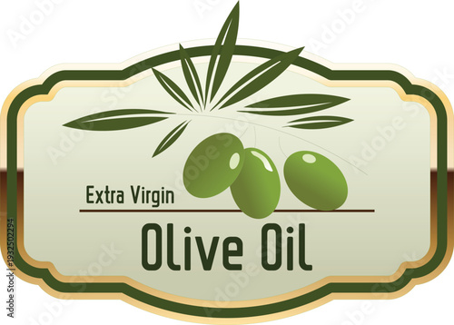 A label for extra virgin olive oil product