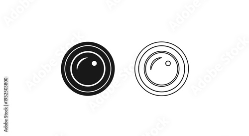 Minimalist target and ring designs Vector