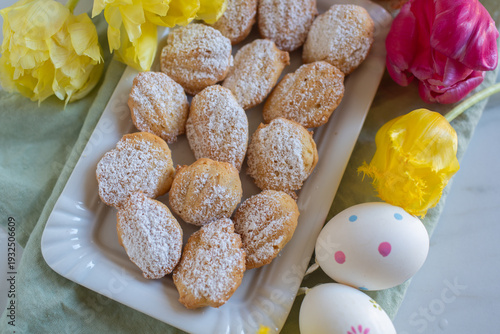 Wallpaper Mural easter Madeleine - homemade traditional French small cakes Torontodigital.ca
