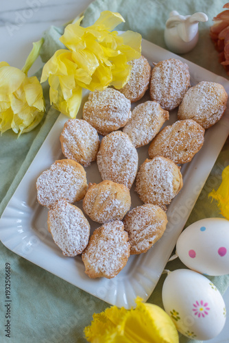 Wallpaper Mural easter Madeleine - homemade traditional French small cakes Torontodigital.ca