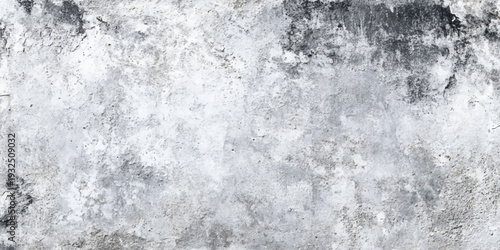 A cold marble stone fountain captures water flowing into a frozen surface with a grey grunge texture and winter frost pattern