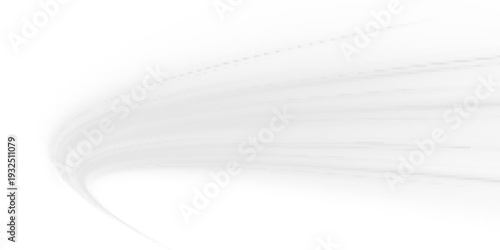 A sleek white speed trail streaks across the scene, leaving a glowing motion blur. Its luminous lines create a dynamic futuristic path. PNG