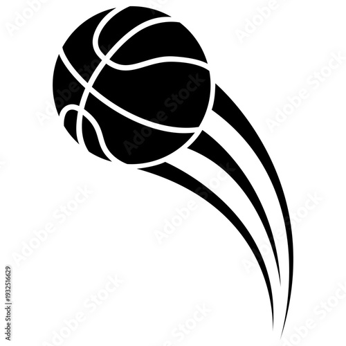 Basketball icon vector. Three pointer Illustration sign. Throwing the ball symbol or logo.