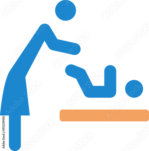 Baby changing station parent facility