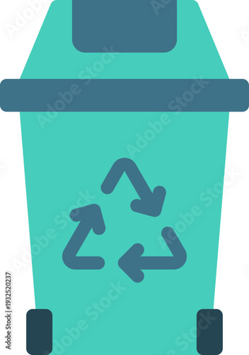 Recycling bin waste separation