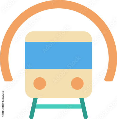 Subway station underground transport