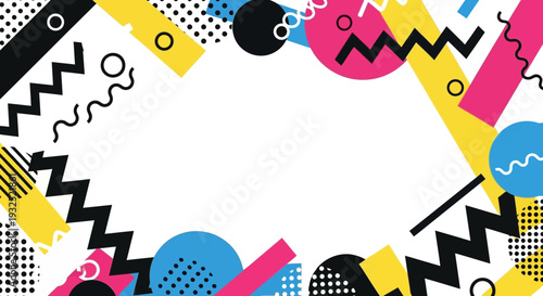 Abstract Geometric Shapes and Patterns.